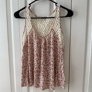 Maturity Light Floral Tank